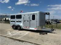 2025 Stock horse Shadow Trailers 17' 6-Pen Show BP