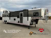 2016 4 horse Hart Trailers 32' 4H Slant / Trail Boss LQ