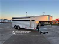 2026 Stock horse Shadow Trailers 20' Livestock GN