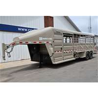 2027 5 horse Chute Help Ranch Rig 24' Stock Combo Trailer