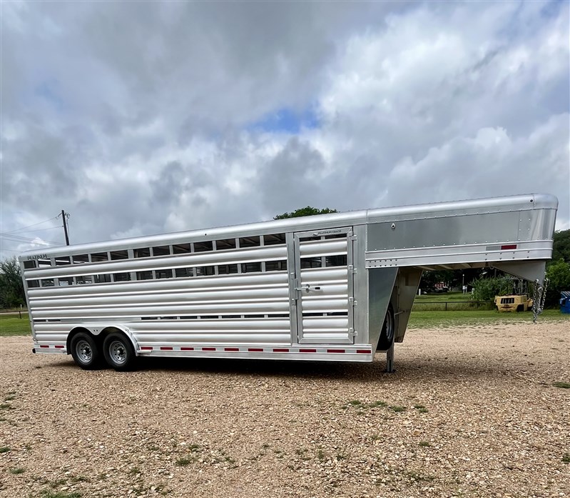 2027 Platinum 24x8 stock trailer