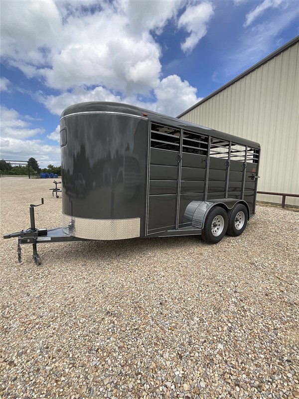 2026 Calico Calico 6’ x 16’ Bumper Pull Stock Trailer 