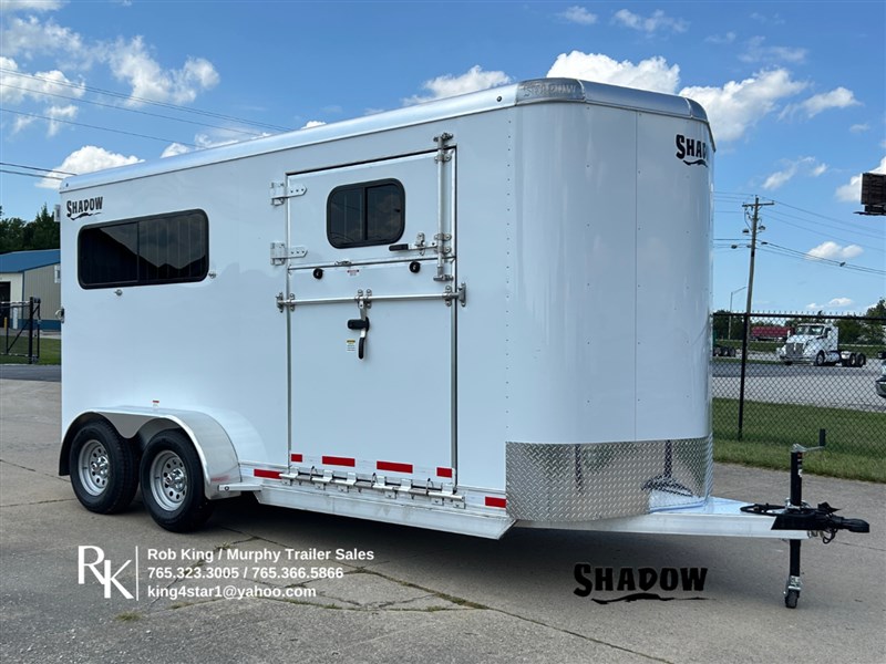 2026 Shadow Trailers 17' 2H Straight Load BP w/ Side Ramp 